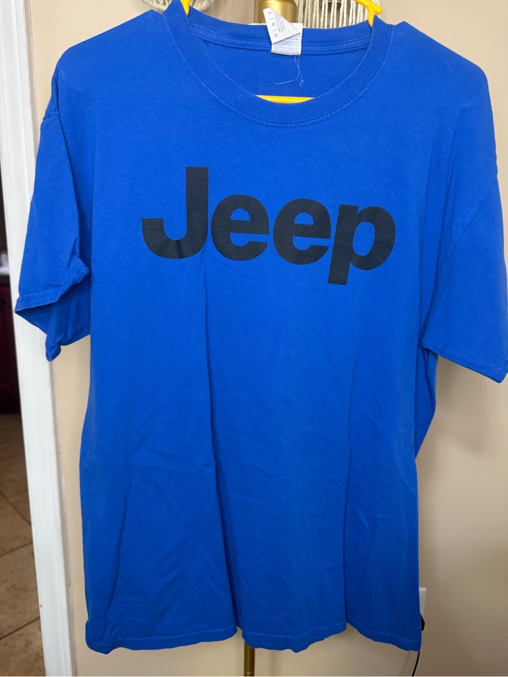 Gildan Blue Tee with Black Jeep Logo